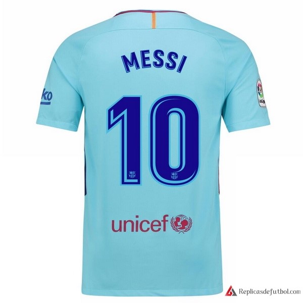 Camiseta Barcelona Segunda equipación Messi 2017-2018